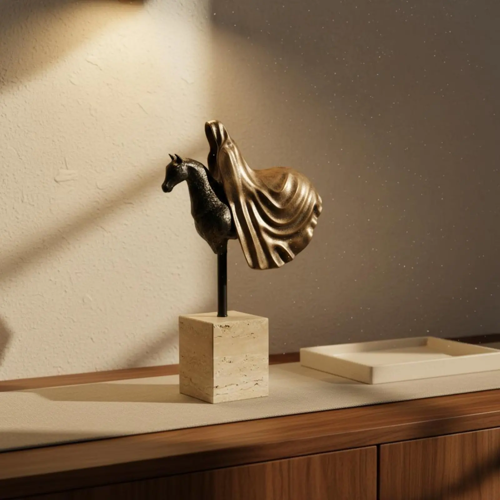 Horse Head Sculpture Luxury Design Horse Head Statue Table Ornament Modern Design Home Decor Shiny Finish for Entryway, Study
Horse Head Sculpture Luxury Design Horse Head Statue Table Ornament Modern Design Home Decor Shiny Finish for Entryway, Study