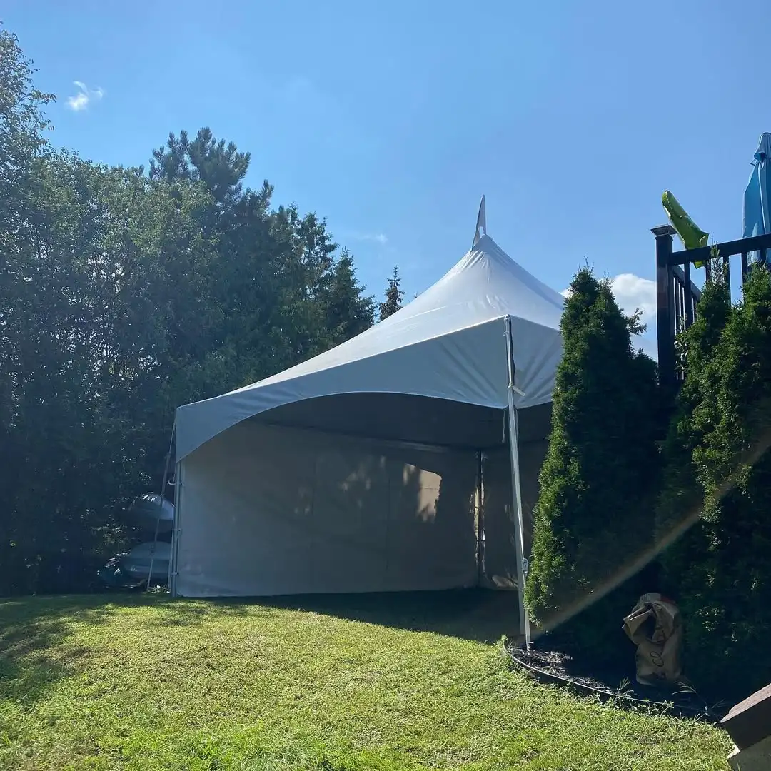 All Weather Cross Cable High Peak Movable Windproof Polyester Tent Aluminum Frame 100km/h Wind Resistance for Exhibitions
All Weather Cross Cable High Peak Movable Windproof Polyester Tent Aluminum Frame 100km/h Wind Resistance for Exhibitions