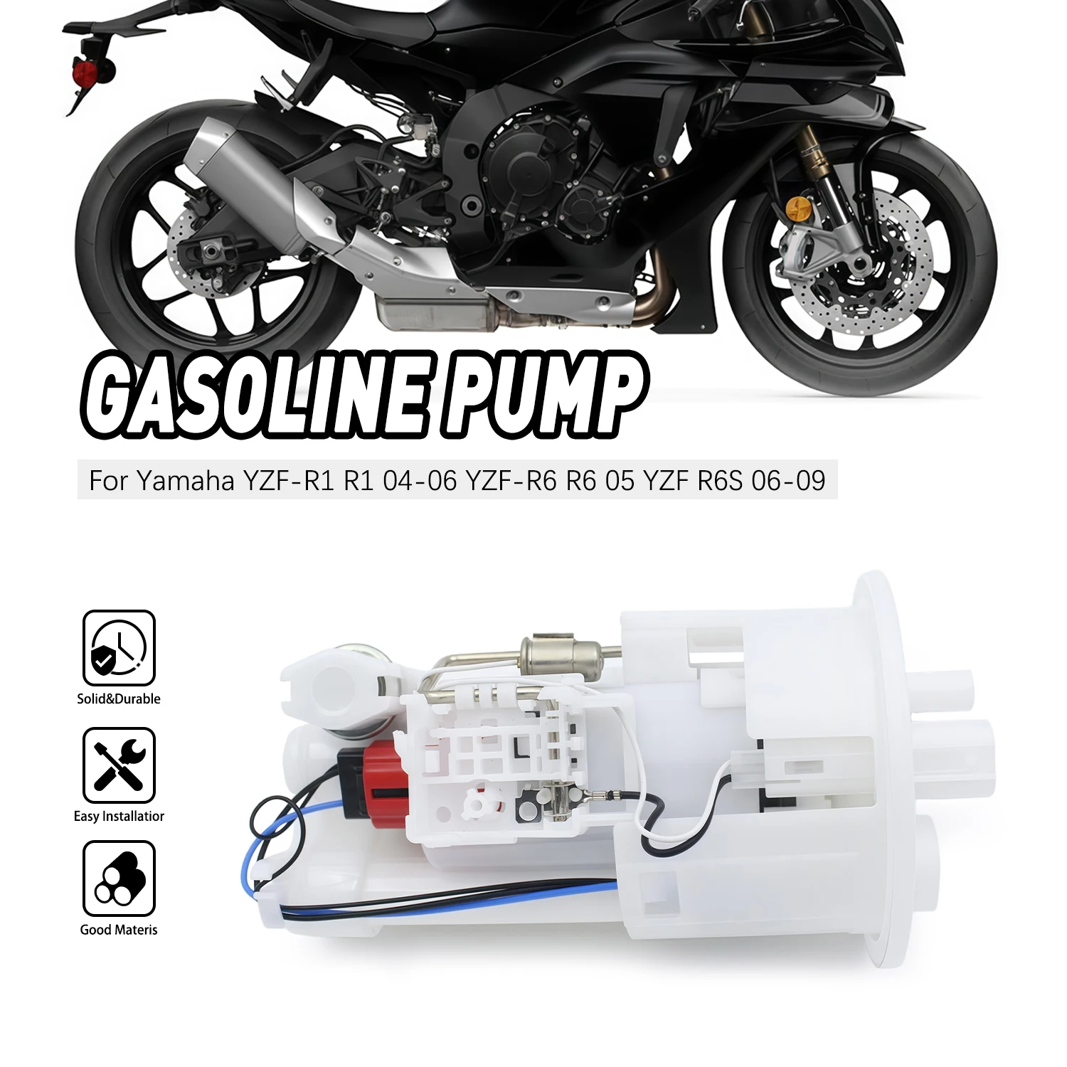 Motorcycle Fuel Pump Module Assembly For YZF-R1 YZF-R6 2009-2016 14B-13907-20-00 14B-13907-00-00 14B-13907-20-00