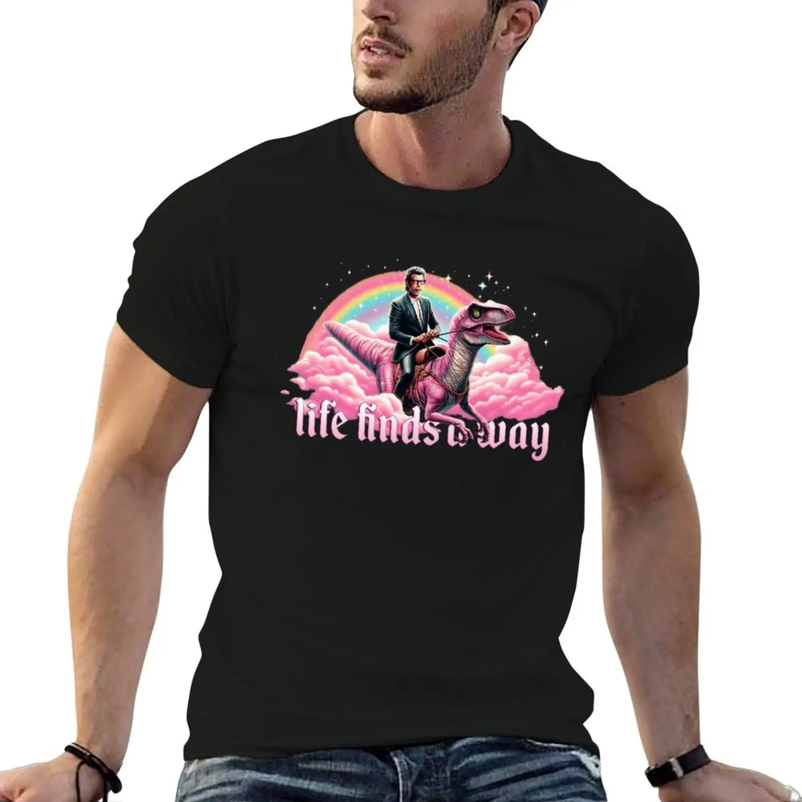 Life Finds a Way Rainbow Ian Malcolm T-Shirt oversized plus size clothes graphic tee shirt men t shirt
Life Finds a Way Rainbow Ian Malcolm T-Shirt oversized plus size clothes graphic tee shirt men t shirt