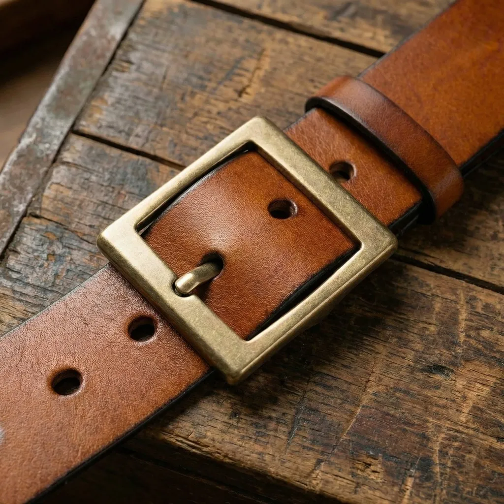 3.8cm Retro Top Layer Cowhide Genuine Leather Belt for Men, Middle-aged and Young Casual Brass Needle Buckle Jeans Strap Belt
3.8cm Retro Top Layer Cowhide Genuine Leather Belt for Men, Middle-aged and Young Casual Brass Needle Buckle Jeans Strap Belt