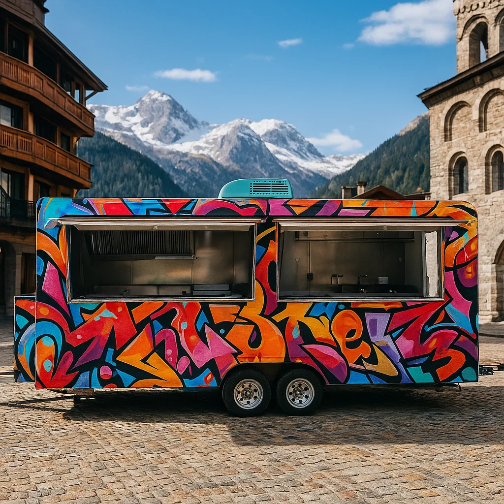 Mobile Kitchen Food Truck Trailer Fully Outfitted Catering Trailer for Street Vending Coffee BBQ Ice Cream Hot Dog
Mobile Kitchen Food Truck Trailer Fully Outfitted Catering Trailer for Street Vending Coffee BBQ Ice Cream Hot Dog