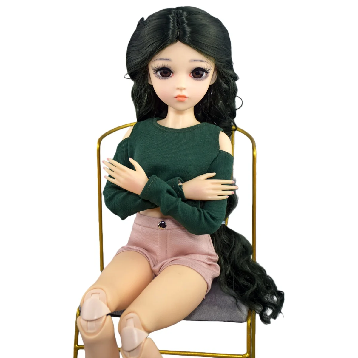 YUTOTUE 24 inch Height Girl Doll 18 Joints Body Doll Removable Outfits Wigs Lifelike BJD
YUTOTUE 24 inch Height Girl Doll 18 Joints Body Doll Removable Outfits Wigs Lifelike BJD