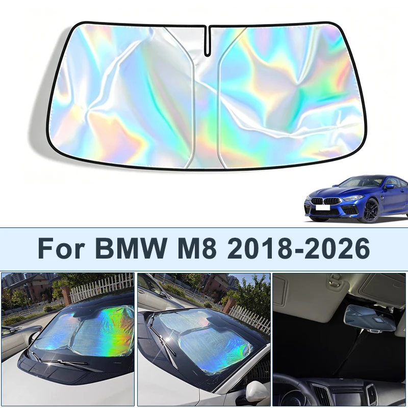 Foldable Front Windshield Sun Shade For BMW M8 2018-2026 UV Reflective Sun Protection Cover Car Interior Accessories
Foldable Front Windshield Sun Shade For BMW M8 2018-2026 UV Reflective Sun Protection Cover Car Interior Accessories
