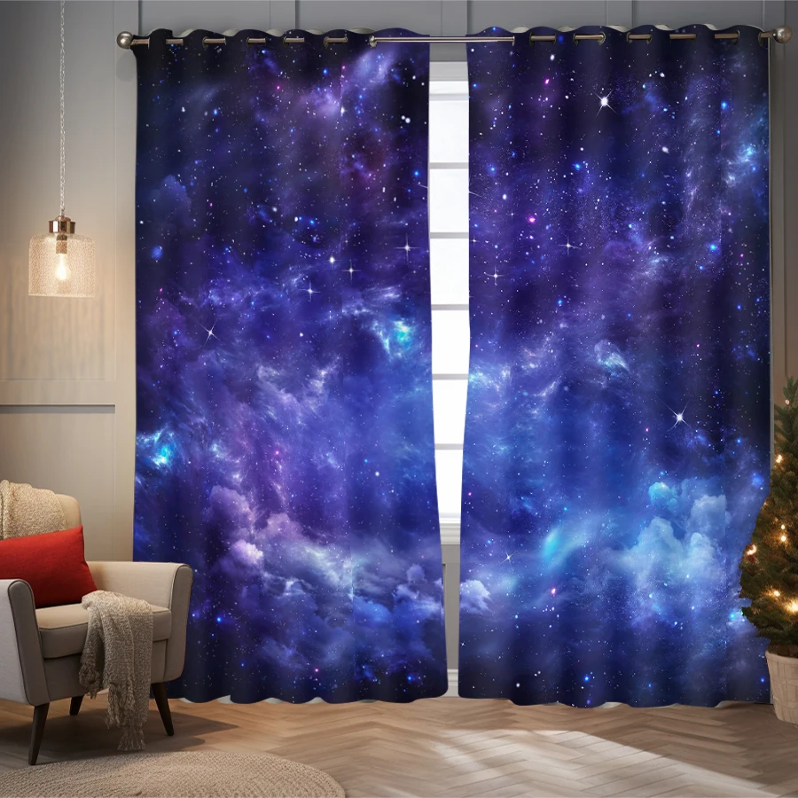 Термоизолирующие шторы Galaxy Dark Blue Blackout для спальни, гостиной, балкона, 2 шт., полная конфиденциальность и декор
Термоизолирующие шторы Galaxy Dark Blue Blackout для спальни, гостиной, балкона, 2 шт., полная конфиденциальность и декор