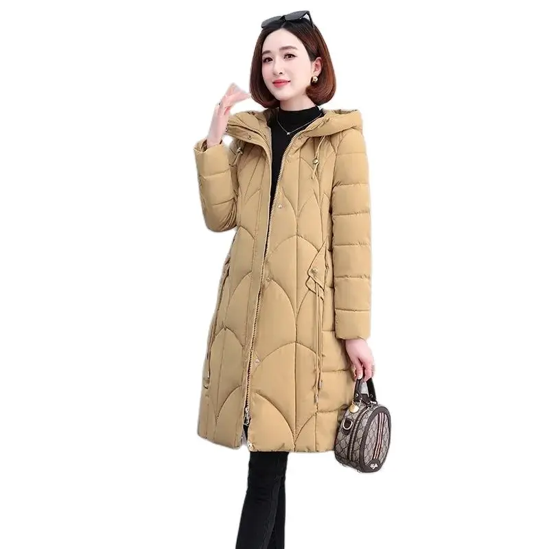 Winter Eiderdown Cotton-padded Feminine Temperament Long Knee-length Cotton-padded Clothes New Belt Waist Slimming Coat
Winter Eiderdown Cotton-padded Feminine Temperament Long Knee-length Cotton-padded Clothes New Belt Waist Slimming Coat