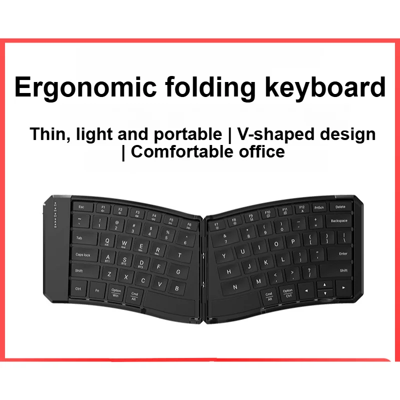 Эргономичная складная клавиатура с Bluetooth, перезаряжаемая, портативная, беспроводная, для iPad, планшетов и ноутбуков
Эргономичная складная клавиатура с Bluetooth, перезаряжаемая, портативная, беспроводная, для iPad, планшетов и ноутбуков