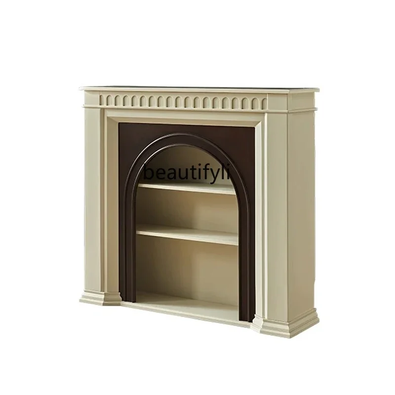 V American Fireplace Curio Cabinet Solid Wood Corridor Aisle Entrance Cabinet Light Luxury Background Wall Cabinet Home
V American Fireplace Curio Cabinet Solid Wood Corridor Aisle Entrance Cabinet Light Luxury Background Wall Cabinet Home