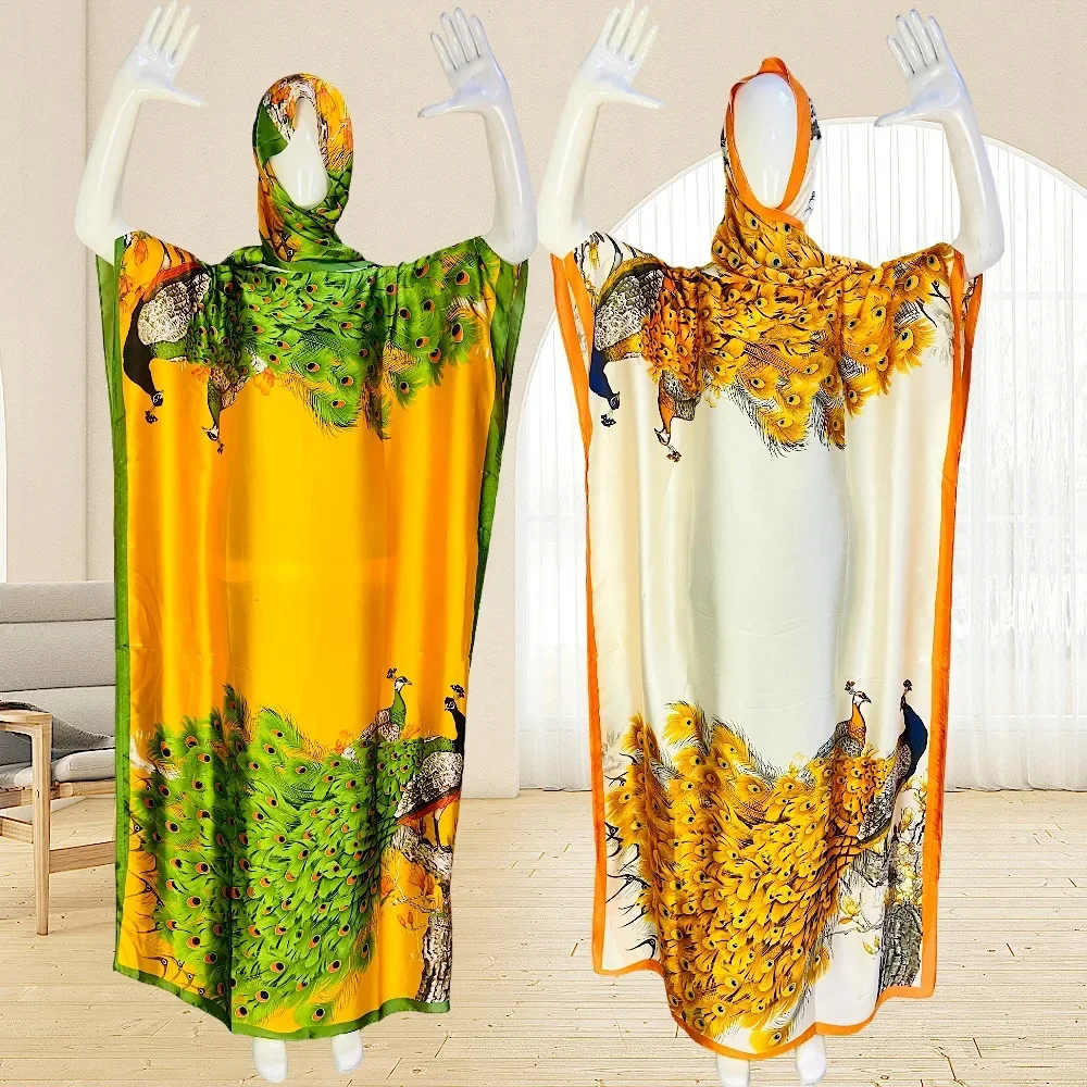 NEW Fashion Summer Dress With Big Scarf Dubai Turkey Kaftan Muslim Loose Abaya Women African Casual Maxi Peacock Shawl Robe
NEW Fashion Summer Dress With Big Scarf Dubai Turkey Kaftan Muslim Loose Abaya Women African Casual Maxi Peacock Shawl Robe