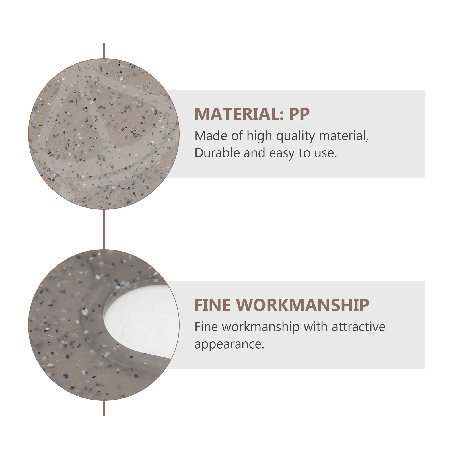 1pc Chopping Circular Plastic Cutting Board Non-slip Vegetable Fruit Kitchen Tool Granite Design Dishwasher Safe Hangable Food 
1pc Chopping Circular Plastic Cutting Board Non-slip Vegetable Fruit Kitchen Tool Granite Design Dishwasher Safe Hangable Food