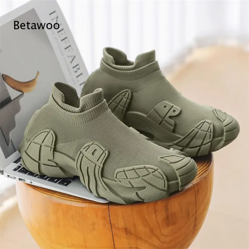 2026 Mens Breathable Knit Sock Sneakers Slip On Chunky Sole Casual Street Walking Shoes
2026 Mens Breathable Knit Sock Sneakers Slip On Chunky Sole Casual Street Walking Shoes