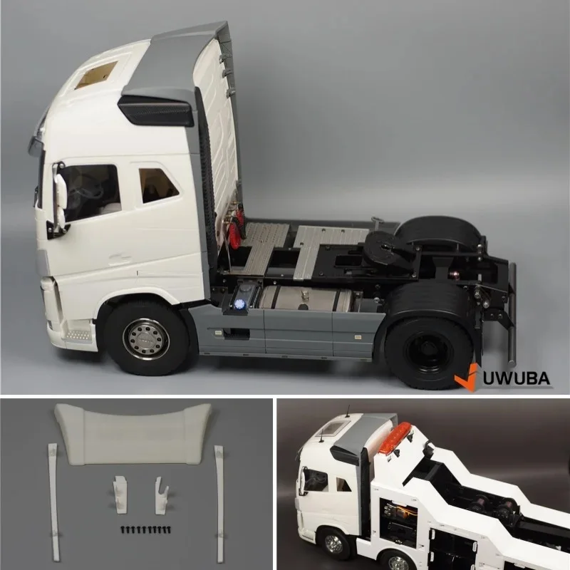 High Roof Narrow Body Spoilers Kit Car Shell Upgrade Accessories for 1/14 Tamiya RC Truck Tipper VOLVO FH16 750 56360 Car DIY
High Roof Narrow Body Spoilers Kit Car Shell Upgrade Accessories for 1/14 Tamiya RC Truck Tipper VOLVO FH16 750 56360 Car DIY