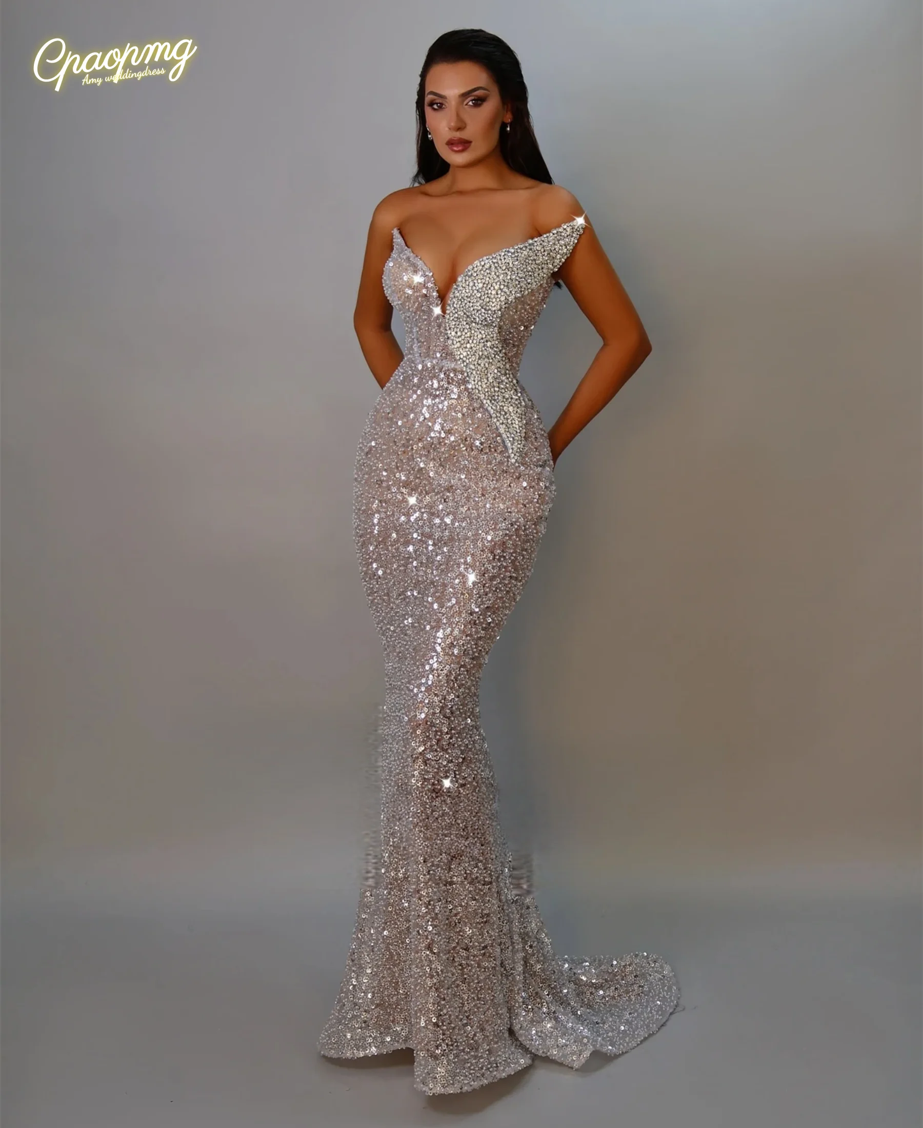 Customized Luxurious Trumpet Evening Dresses for Women Sequin Lace up Party Maxi Vestidos de gala
Customized Luxurious Trumpet Evening Dresses for Women Sequin Lace up Party Maxi Vestidos de gala