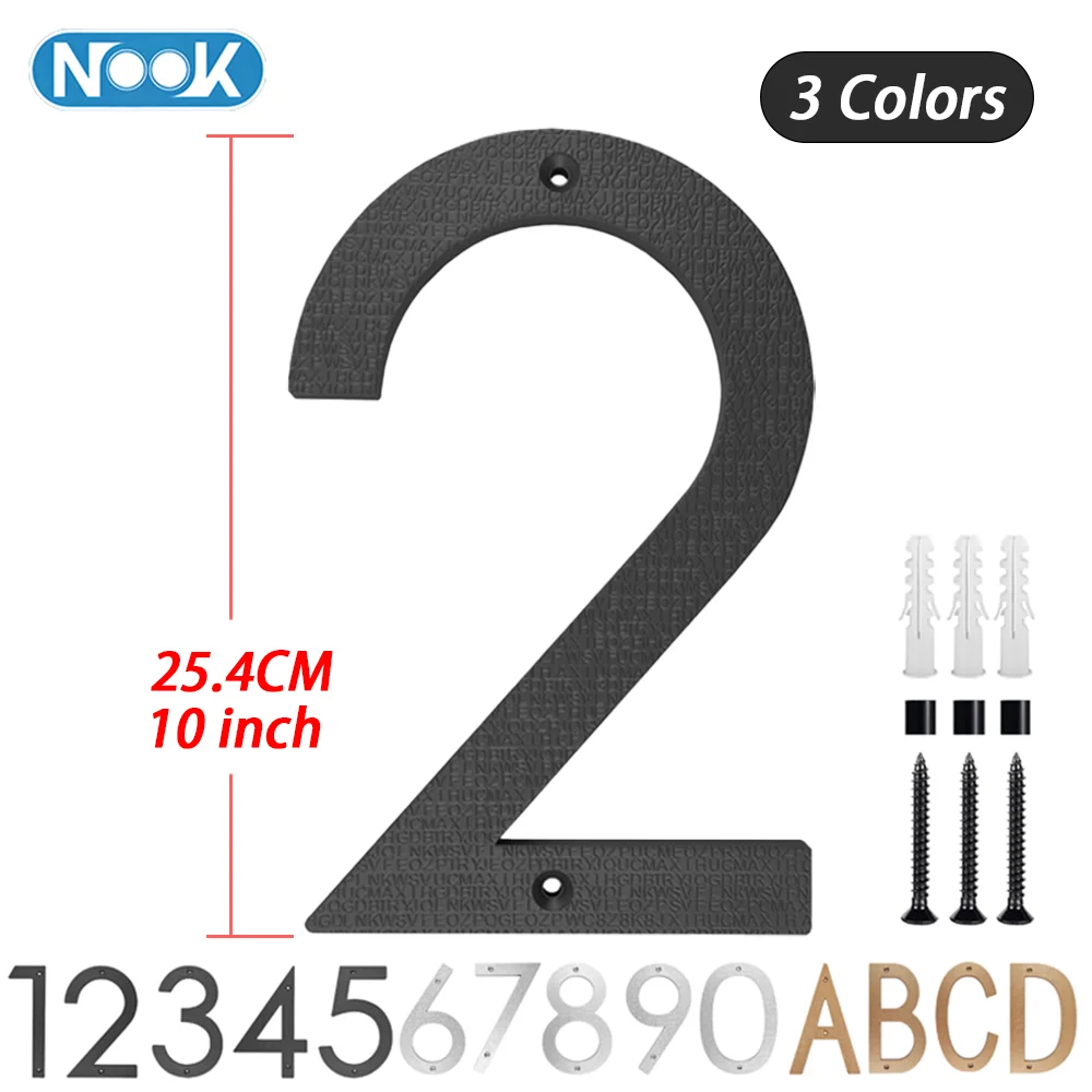 10 inch 254mm Relief Numeral Door Plaque House Sign ABS Gate Digits 0-9 Plastic Number Tag Hotel Home Sticker Address Door Label
10 inch 254mm Relief Numeral Door Plaque House Sign ABS Gate Digits 0-9 Plastic Number Tag Hotel Home Sticker Address Door Label