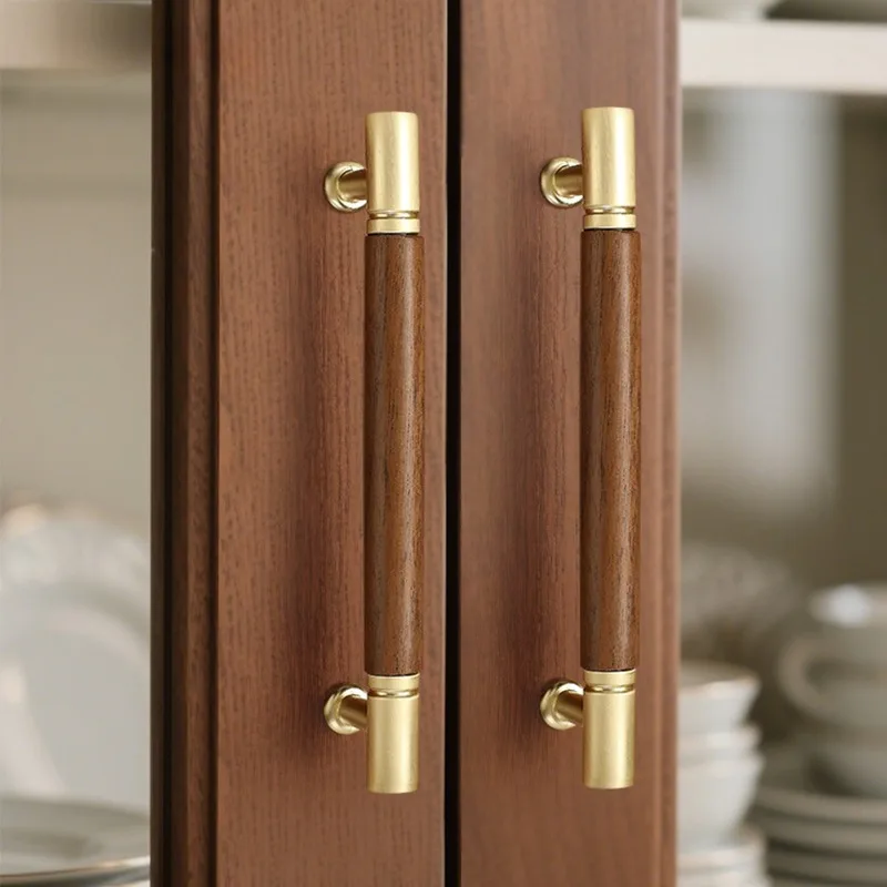 Chinese Vintage Brass+Walnut Cabinet Pulls Door Handle Drawer Cabinet Cabinet Wardrobe Door Furniture Hardware Handle
Chinese Vintage Brass+Walnut Cabinet Pulls Door Handle Drawer Cabinet Cabinet Wardrobe Door Furniture Hardware Handle