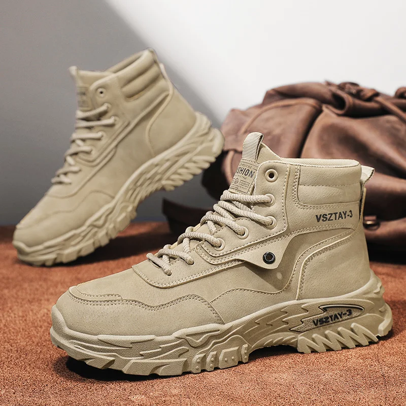 2025 New Autumn Winter Shoes for Men Outdoor Non-slip Wear-resistant Short Boots Fashion Comfort Casual Men's Shoes Botas Hombre 
2025 New Autumn Winter Shoes for Men Outdoor Non-slip Wear-resistant Short Boots Fashion Comfort Casual Men's Shoes Botas Hombre