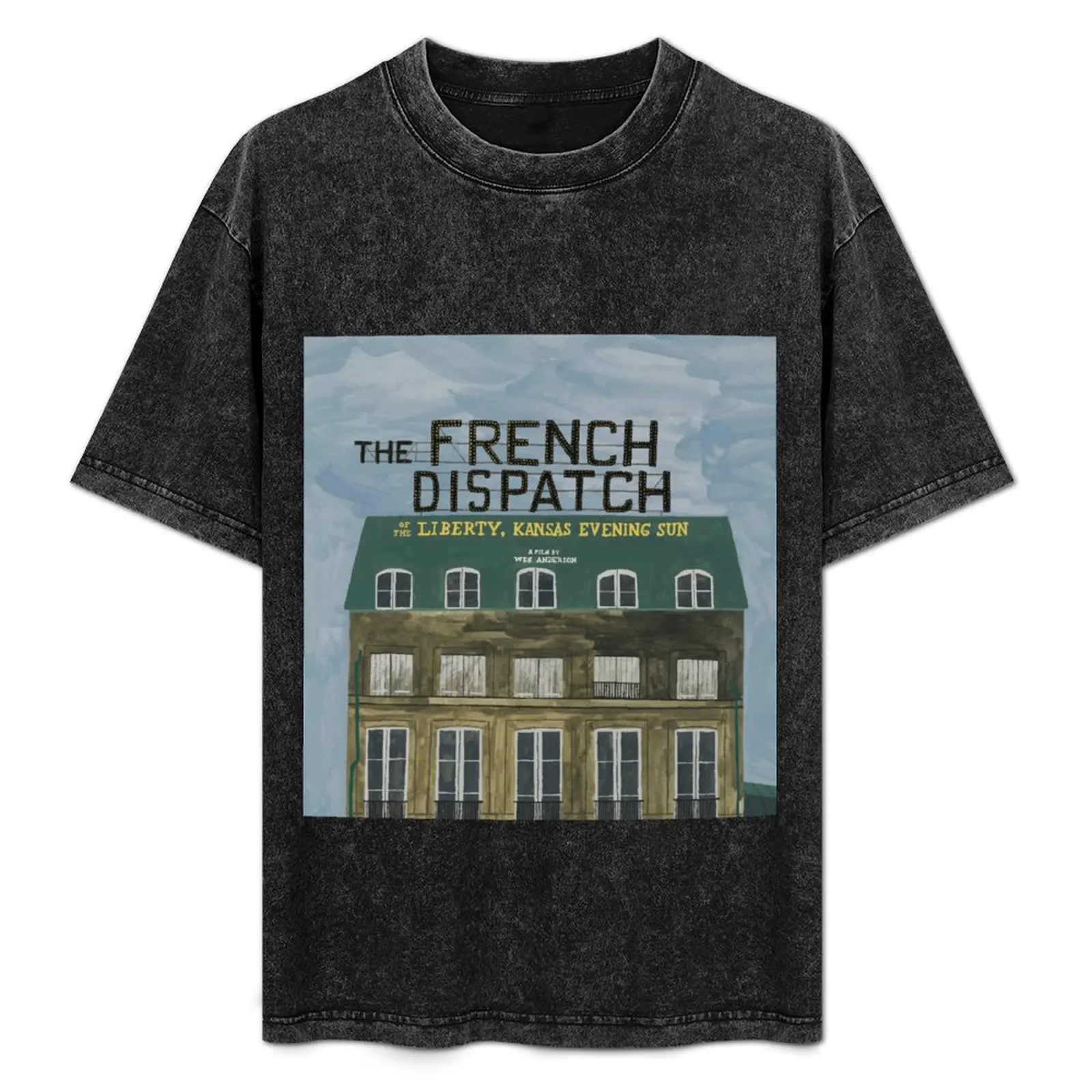 French Dispatch Movie Poster T-Shirt Casual Minimalist Short Sleeve Top
French Dispatch Movie Poster T-Shirt Casual Minimalist Short Sleeve Top