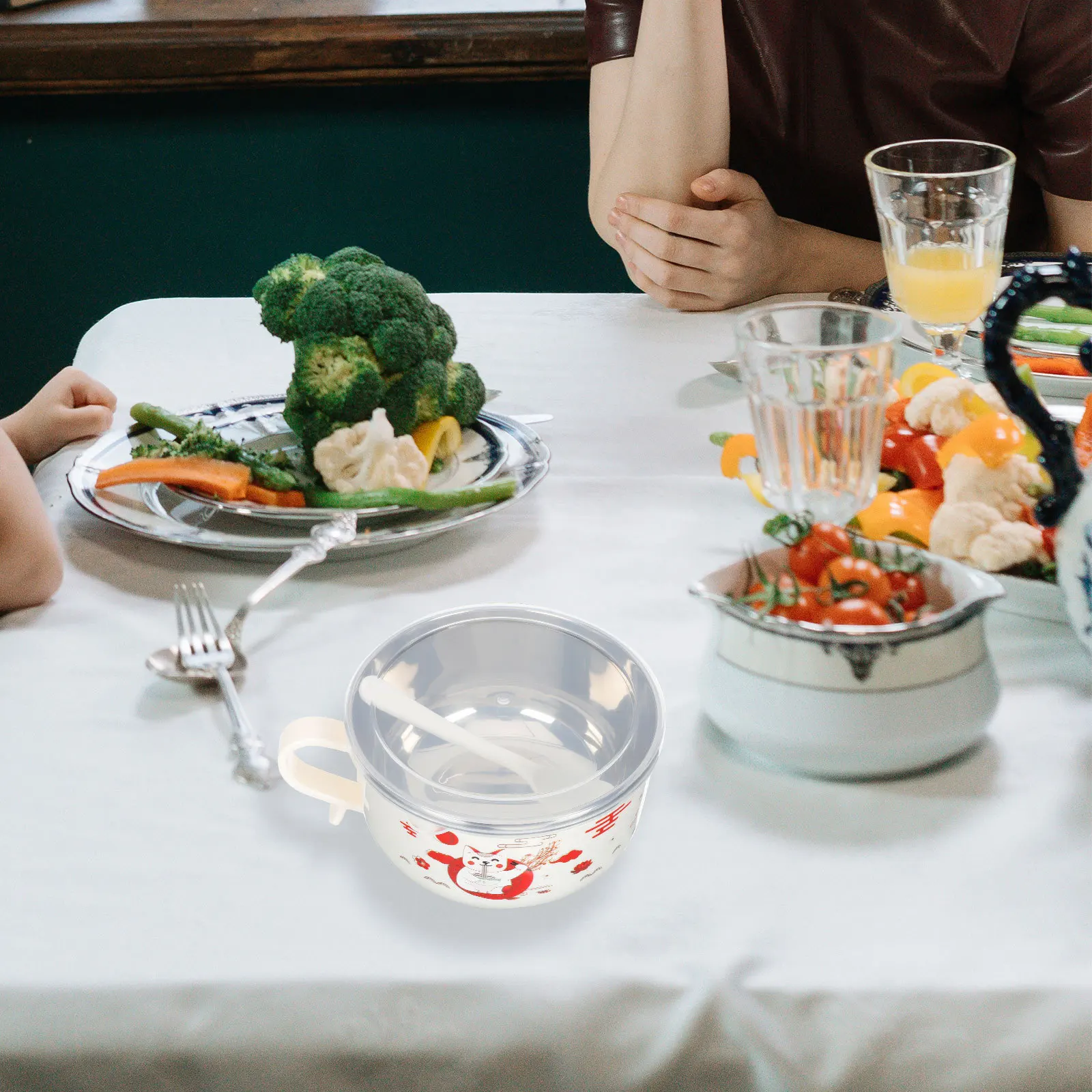Stainless Steel Instant Noodle Bowl 304 Heat Resistant Soup Bowl for Rice Noodles Salad Cereal Home Kitchen Dining Student Use
Stainless Steel Instant Noodle Bowl 304 Heat Resistant Soup Bowl for Rice Noodles Salad Cereal Home Kitchen Dining Student Use