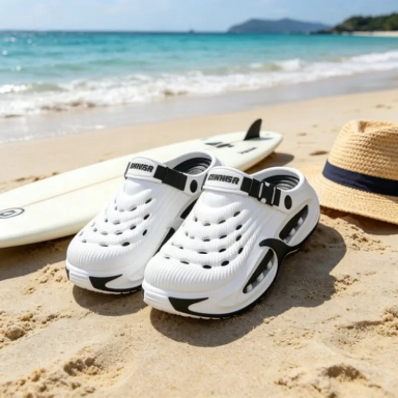 Men's Outdoor Sandals Women's Heeled Fluffy Top Sandals EVA One-Size-Fits-All Summer Beach High-End Flip Flops
Men's Outdoor Sandals Women's Heeled Fluffy Top Sandals EVA One-Size-Fits-All Summer Beach High-End Flip Flops