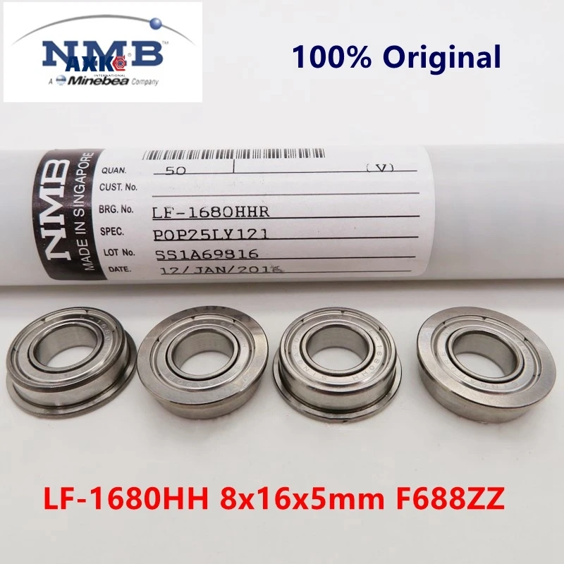 Оригинальный фланцевый подшипник NMB Minebea LF-1680HH 8*16*5 мм F688ZZ миниатюрные фланцевые шарикоподшипники 1680 F688 8x16x5 мм
Оригинальный фланцевый подшипник NMB Minebea LF-1680HH 8*16*5 мм F688ZZ миниатюрные фланцевые шарикоподшипники 1680 F688 8x16x5 мм
