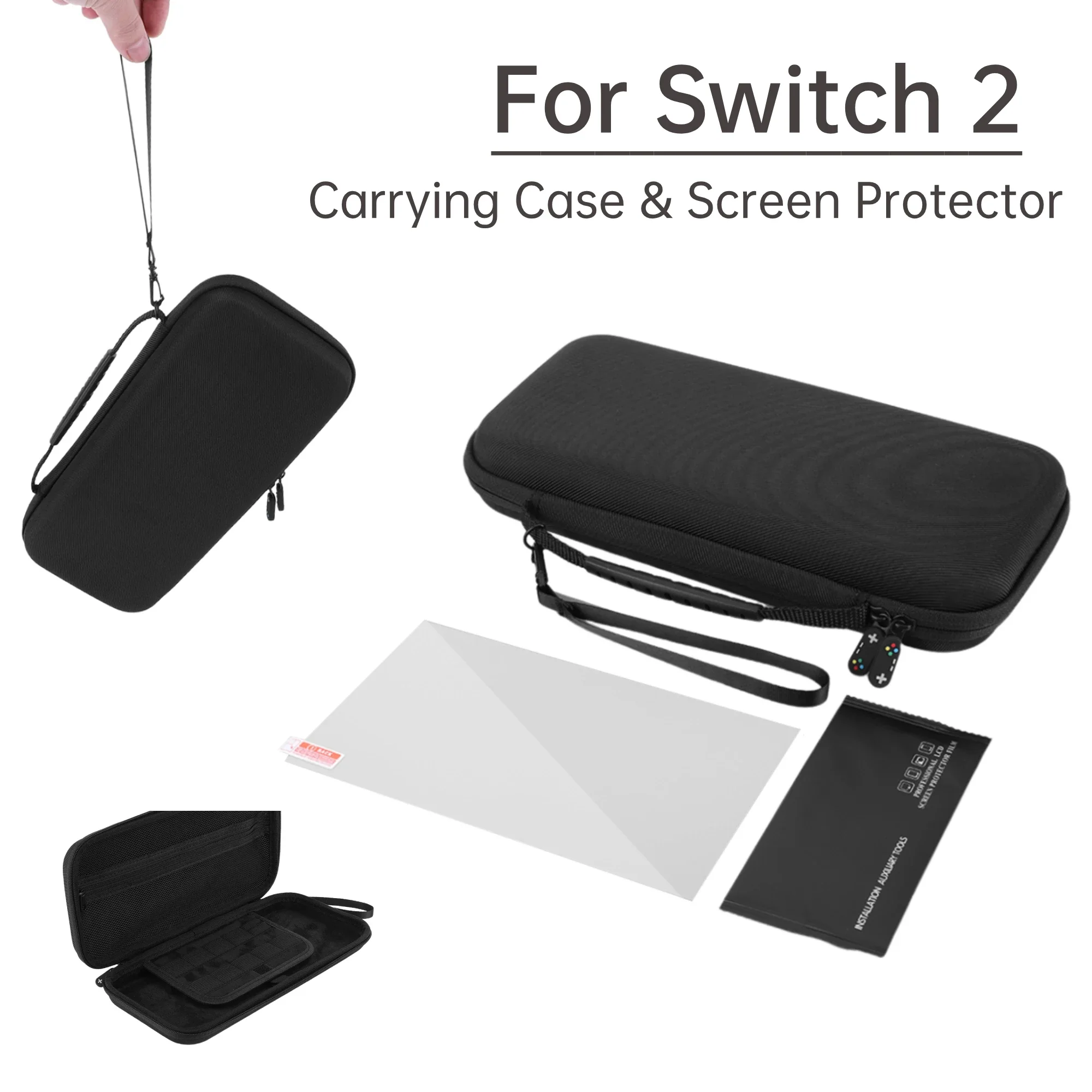 Hard Shell Carry Case for NS 2 Game Console Shockproof Portable Travel Storage Bags for Nintendo Switch 2 Consoles & Accessories
Hard Shell Carry Case for NS 2 Game Console Shockproof Portable Travel Storage Bags for Nintendo Switch 2 Consoles & Accessories