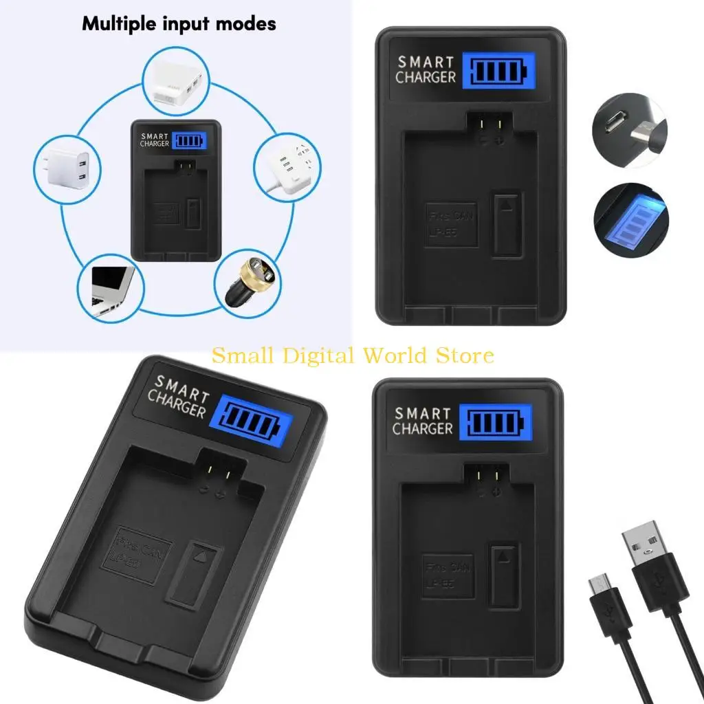 77UB LP-E5 LPE5 LCD USB-зарядное устройство для XS, T1I, XSI, 1000D, 500D, 450D Цифровая камера
77UB LP-E5 LPE5 LCD USB-зарядное устройство для XS, T1I, XSI, 1000D, 500D, 450D Цифровая камера