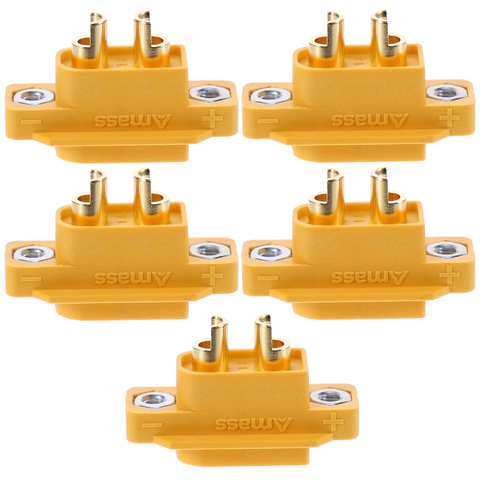 5PCS XT60EI Yellow Male Connectors .5mm Gold Plated Fixed Nuts Power Plugs Model Aircraft Parts Connectors Male Female
5PCS XT60EI Yellow Male Connectors .5mm Gold Plated Fixed Nuts Power Plugs Model Aircraft Parts Connectors Male Female