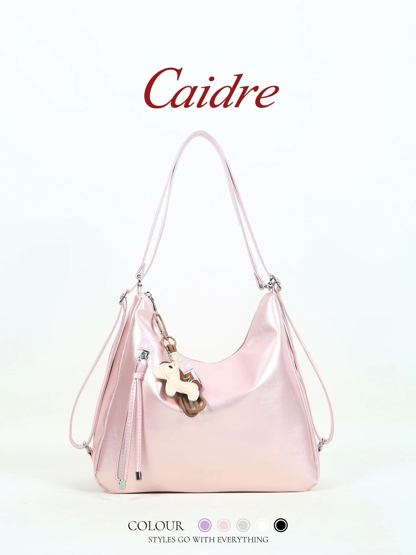 Caidre Tote Bag Large Capacity Commuter Women's Bag Single Shoulder Crossbody Bag Double Shoulder Backpack for Youth
Caidre Tote Bag Large Capacity Commuter Women's Bag Single Shoulder Crossbody Bag Double Shoulder Backpack for Youth