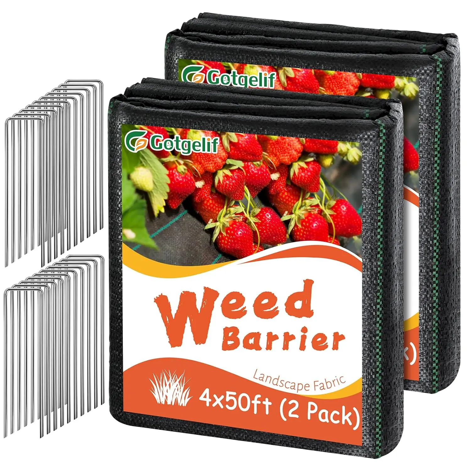 Weed Barrier Landscape 4FT x 100FT, 3.2oz Premium Heavy Duty Lawn Garden Cloth, Water Permeable & Durable Ground Cove
Weed Barrier Landscape 4FT x 100FT, 3.2oz Premium Heavy Duty Lawn Garden Cloth, Water Permeable & Durable Ground Cove