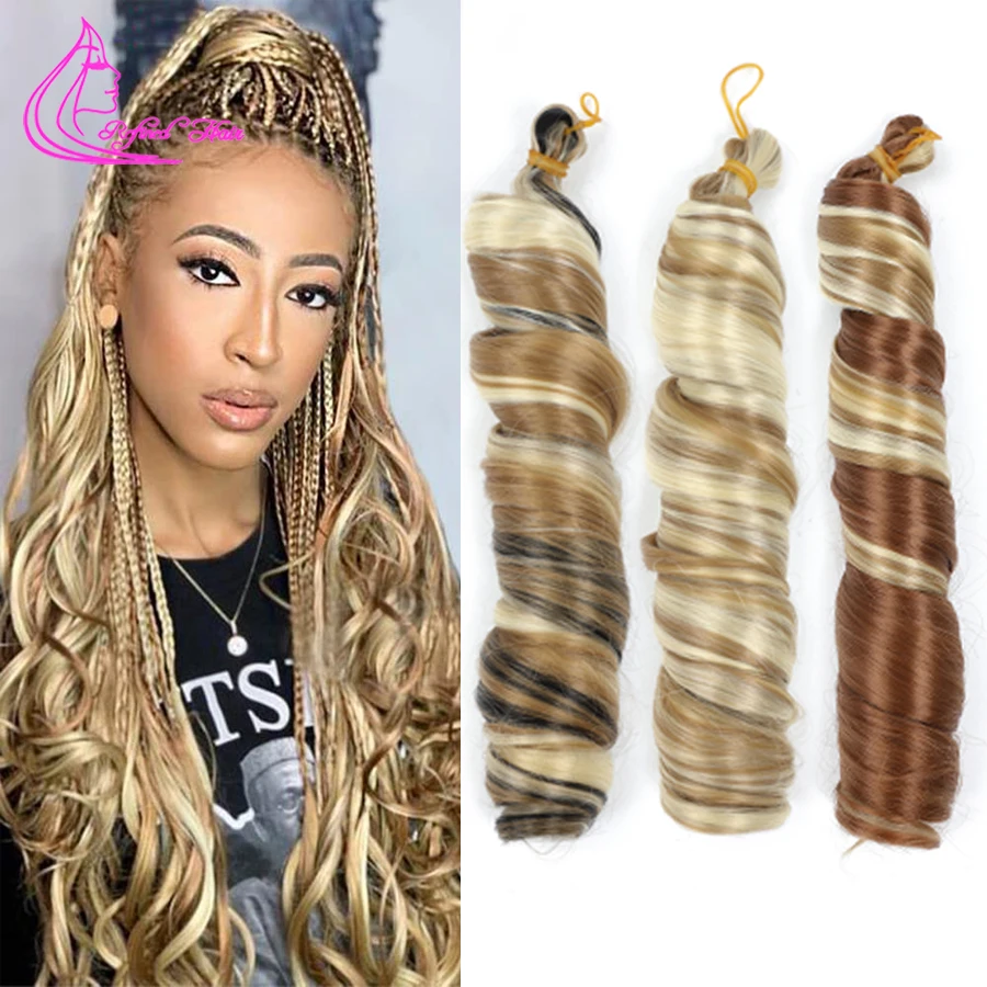 Synthetic French Curly Crochet Hair Loose Wave Hair For Braids Woman Silky Braiding Hair Spanish Curly Bulk Hair Extensions
Synthetic French Curly Crochet Hair Loose Wave Hair For Braids Woman Silky Braiding Hair Spanish Curly Bulk Hair Extensions