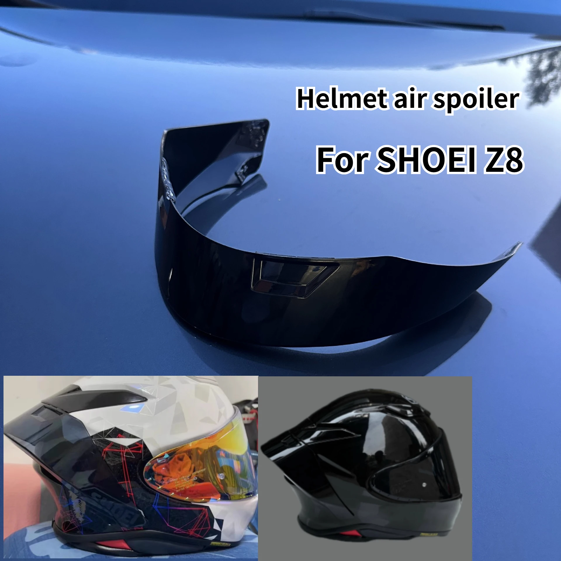 Motorcycle Helmet Air Spoile Full-face Helmet Air Spoiler Fixed Wind Tail Fin Helmet Accessories for Modification Z8
Motorcycle Helmet Air Spoile Full-face Helmet Air Spoiler Fixed Wind Tail Fin Helmet Accessories for Modification Z8