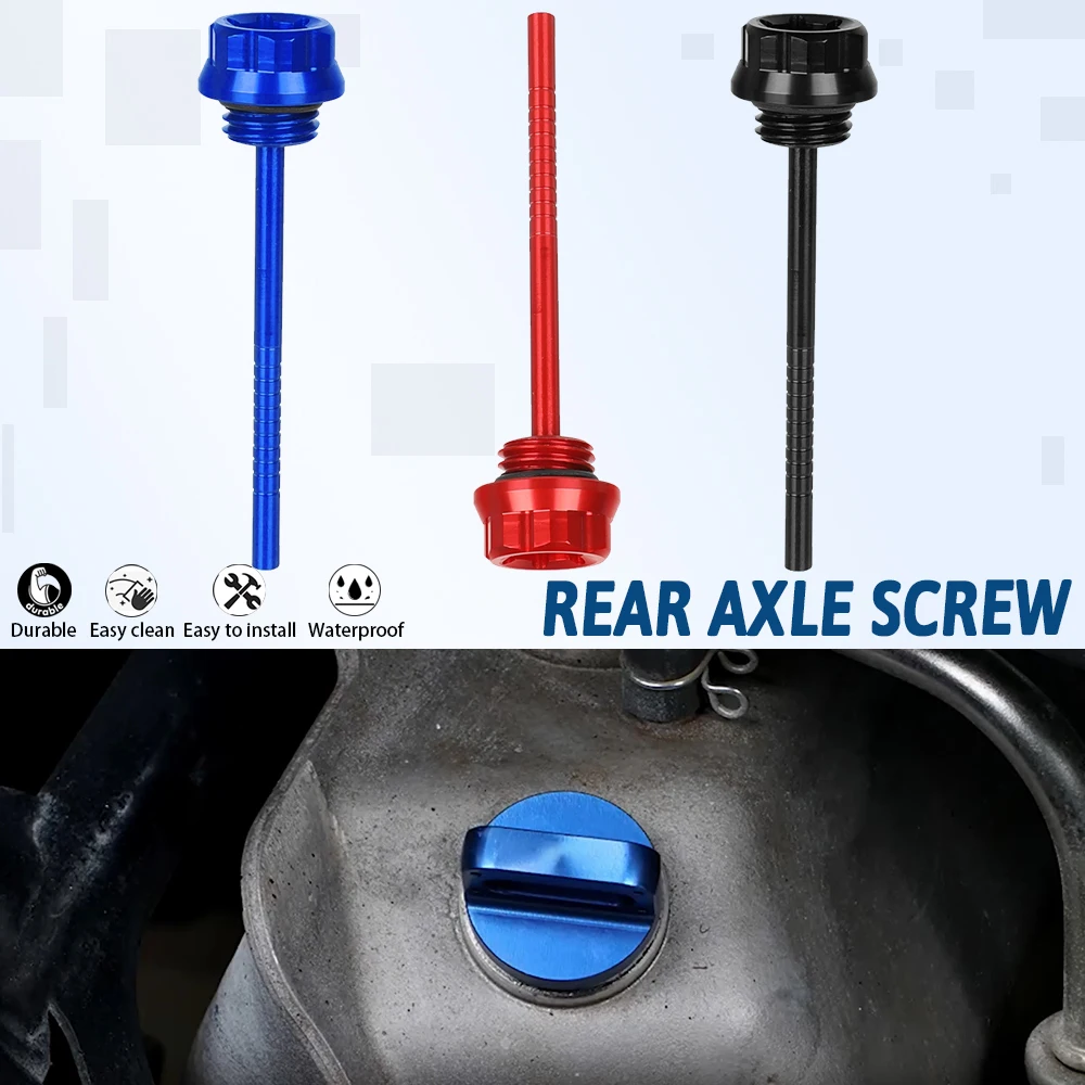 Rear Axle Screw For YAMAHA RAPTOR YFM700R 2008 2009 2010 2011-2018 Aluminum ATV Oil Dipstick Motorcycle Accessories YFM-700R
Rear Axle Screw For YAMAHA RAPTOR YFM700R 2008 2009 2010 2011-2018 Aluminum ATV Oil Dipstick Motorcycle Accessories YFM-700R
