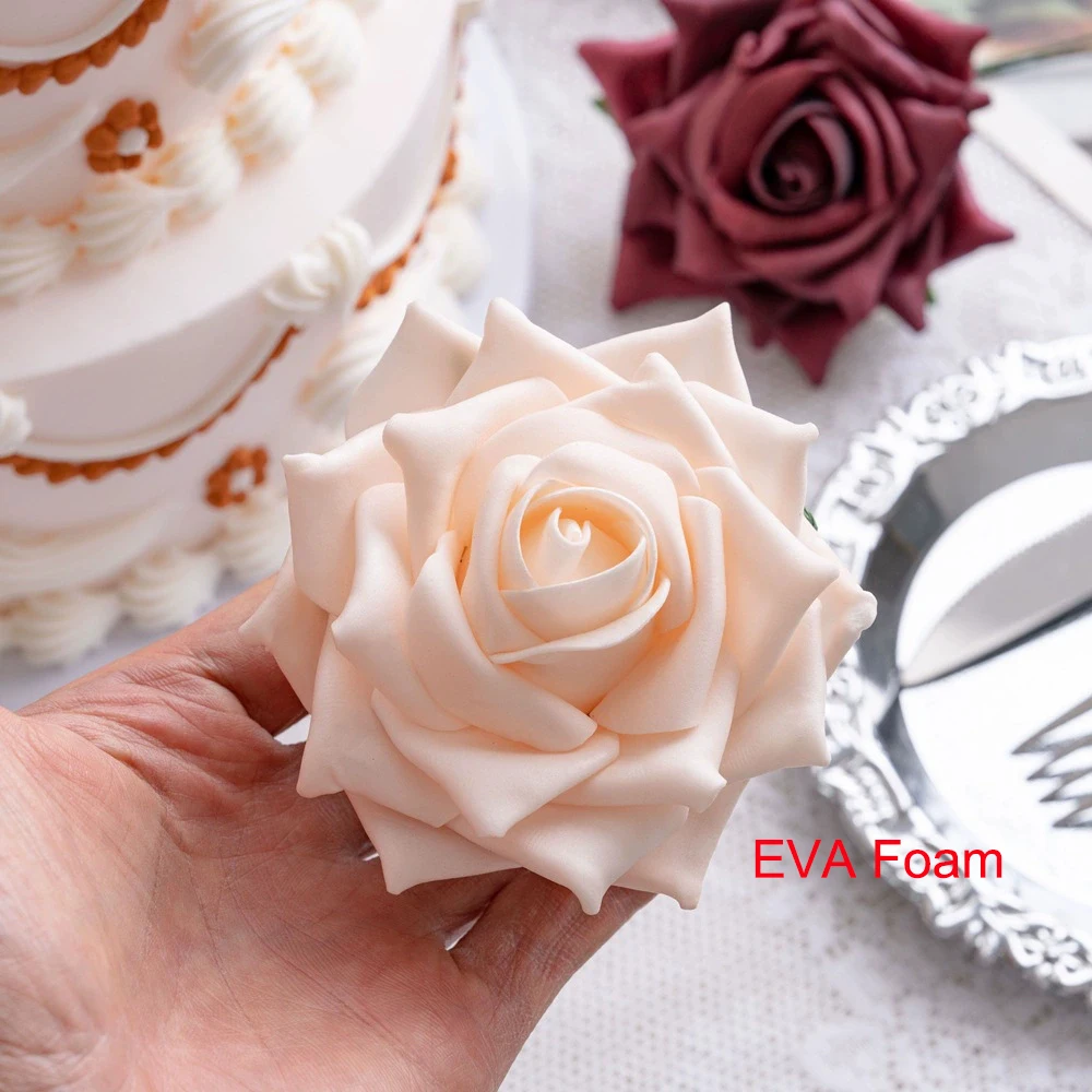 Artificial Flowers 20 Pcs EVA Foam Fake Roses with Stems for Decoration DIY Wedding Bouquets Centerpieces Party Christmas Tree
Artificial Flowers 20 Pcs EVA Foam Fake Roses with Stems for Decoration DIY Wedding Bouquets Centerpieces Party Christmas Tree