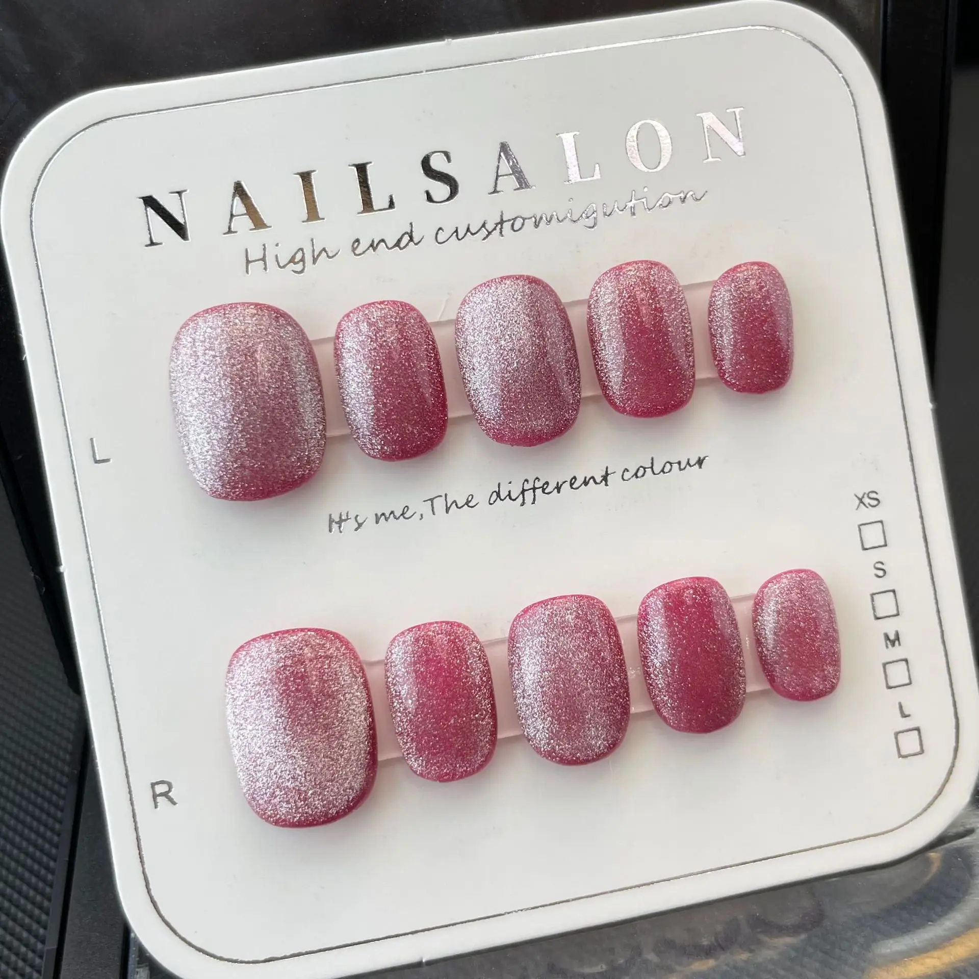 Short Cat Eye Handmade False Nails With Designed for Girls High Quality Wearable Shiny Acrylic Press on Nails For Professionals
Short Cat Eye Handmade False Nails With Designed for Girls High Quality Wearable Shiny Acrylic Press on Nails For Professionals