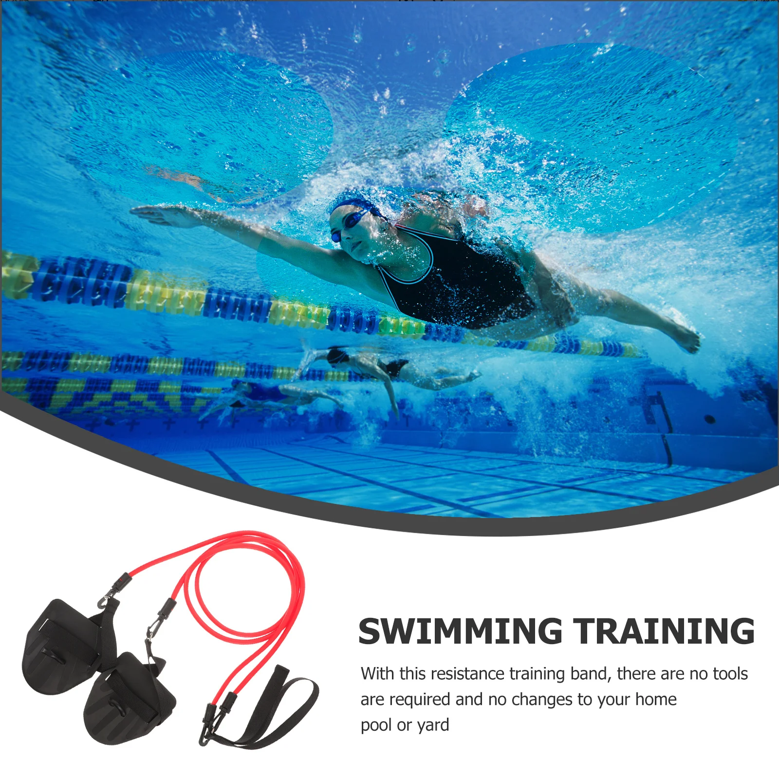 Эспандер для плавания, регулируемый тренировочный пояс для бассейна, тренажер для плавания, банджи-шнур, тренировочное снаряжение для плавания
Эспандер для плавания, регулируемый тренировочный пояс для бассейна, тренажер для плавания, банджи-шнур, тренировочное снаряжение для плавания