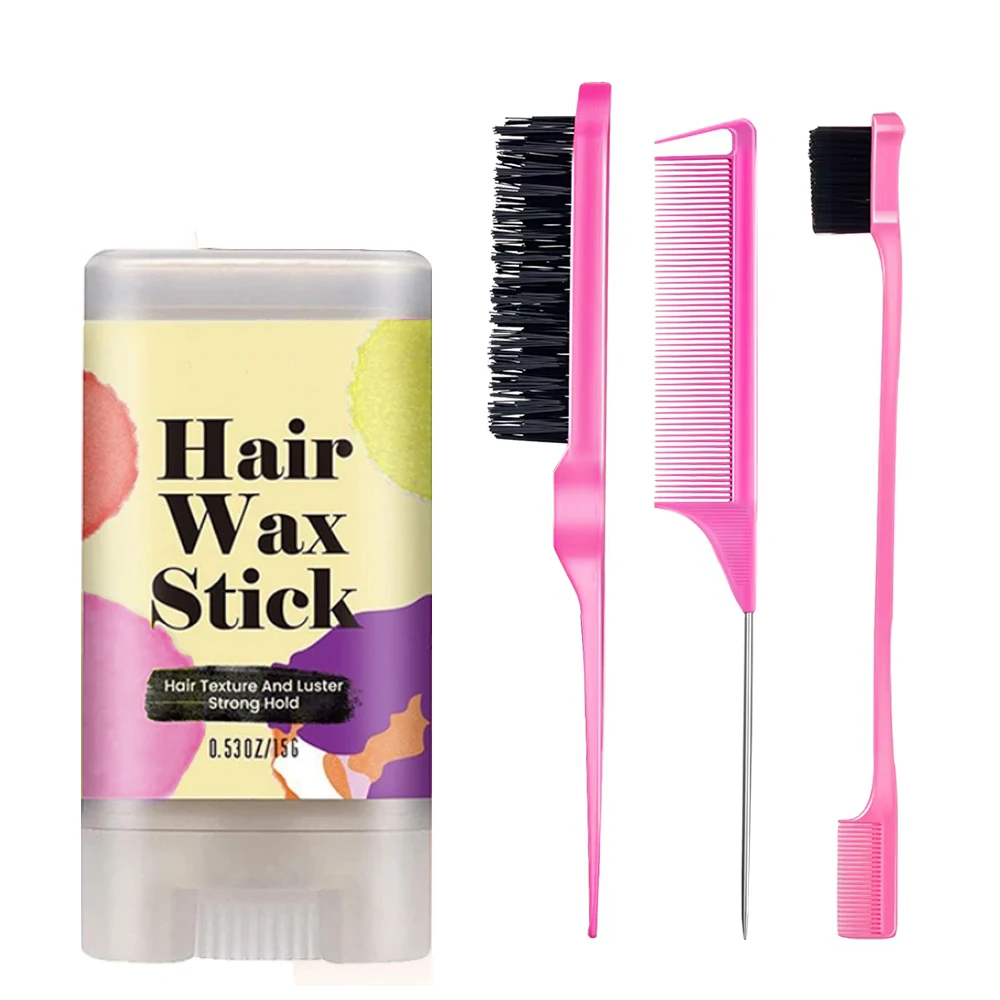 4Pcs Edge Brush Slick Back Hair Stick,Hair Wax Stick, Slick Back Hair Brush ,Rat Tail Combs Parting Combs, Teasing Brush,stylie
4Pcs Edge Brush Slick Back Hair Stick,Hair Wax Stick, Slick Back Hair Brush ,Rat Tail Combs Parting Combs, Teasing Brush,stylie