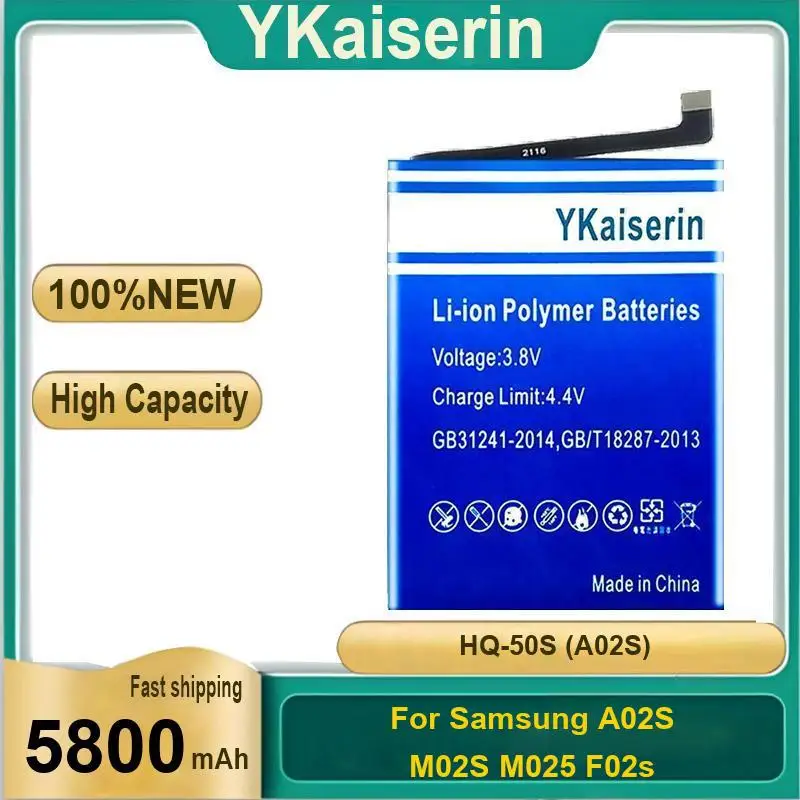 Для Samsung A02S M02S M025 F02s HQ-50S 5800 мАч аккумулятор мобильного телефона быстрая зарядка
Для Samsung A02S M02S M025 F02s HQ-50S 5800 мАч аккумулятор мобильного телефона быстрая зарядка