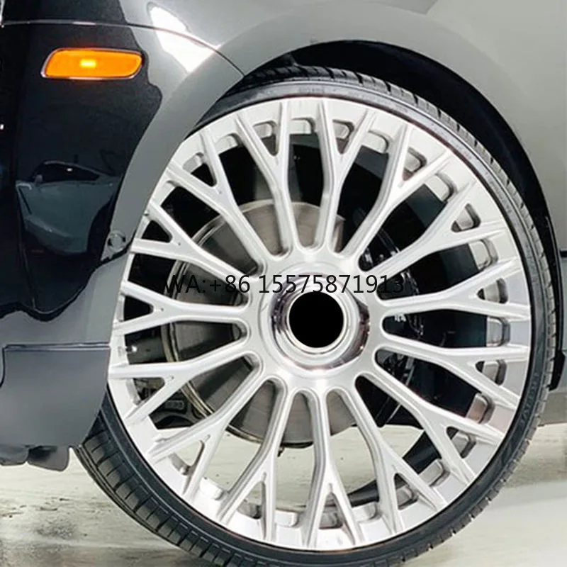 For Monoblock Multi Spoke 5x112 22x9 Brushed Silver Floating Cap Aluminium Alloy Wheel for Range Rover Bentley Rolls-Royce Culli
For Monoblock Multi Spoke 5x112 22x9 Brushed Silver Floating Cap Aluminium Alloy Wheel for Range Rover Bentley Rolls-Royce Culli