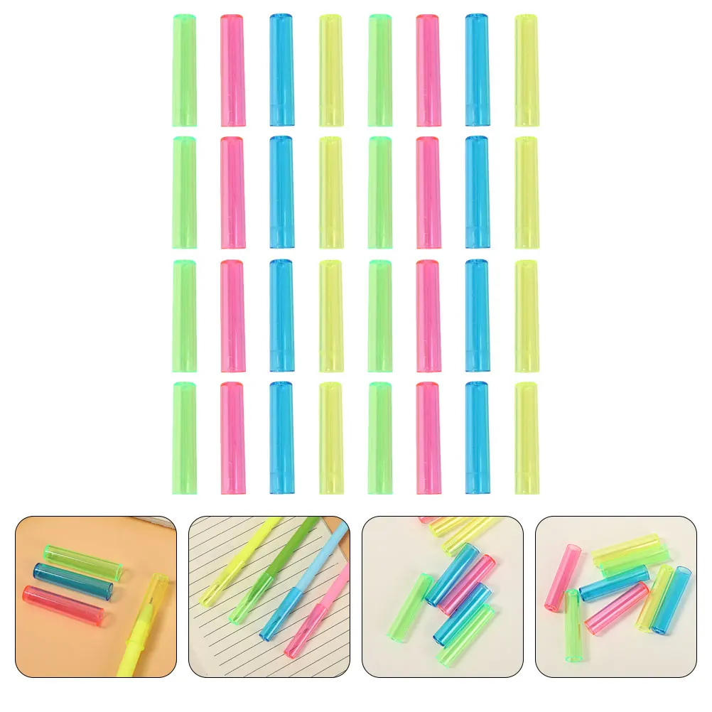 50Pcs Transparent Colored Pencil Caps Plastic Pencil Tip Protector Cover Durable Stationery Supplies 
50Pcs Transparent Colored Pencil Caps Plastic Pencil Tip Protector Cover Durable Stationery Supplies