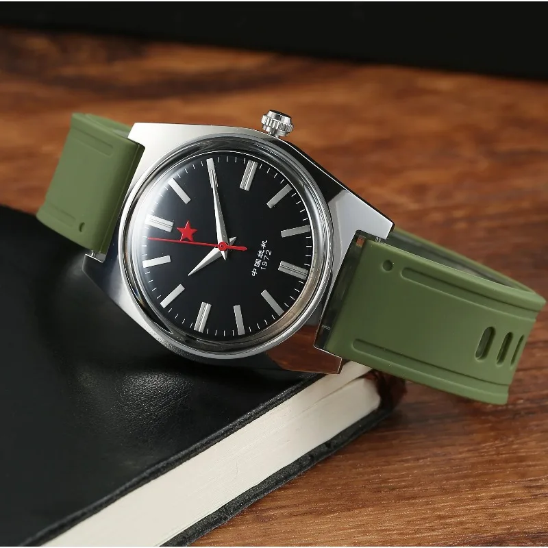 Mens Mechanical Watch Shanghai 8120 Manual Mechanical Movement 36Mm Retro Chinese Watch Suitable for Men’s Gifts
Mens Mechanical Watch Shanghai 8120 Manual Mechanical Movement 36Mm Retro Chinese Watch Suitable for Men’s Gifts
