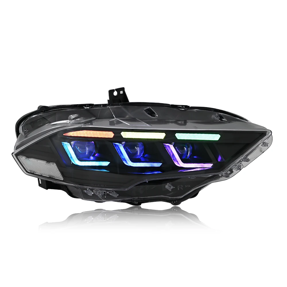 TT-ABC Factory Wholesale RGB Style LED Headlights for Ford Mustang 2018-2022 Full Led Front Lamp
TT-ABC Factory Wholesale RGB Style LED Headlights for Ford Mustang 2018-2022 Full Led Front Lamp