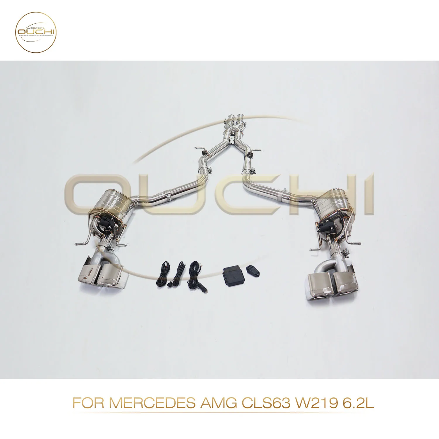 OUCHI Stainless Steel Exhaust System Performance Catback For Mercedes AMG CLS63 W219 6.2L Muffler With Valve
OUCHI Stainless Steel Exhaust System Performance Catback For Mercedes AMG CLS63 W219 6.2L Muffler With Valve