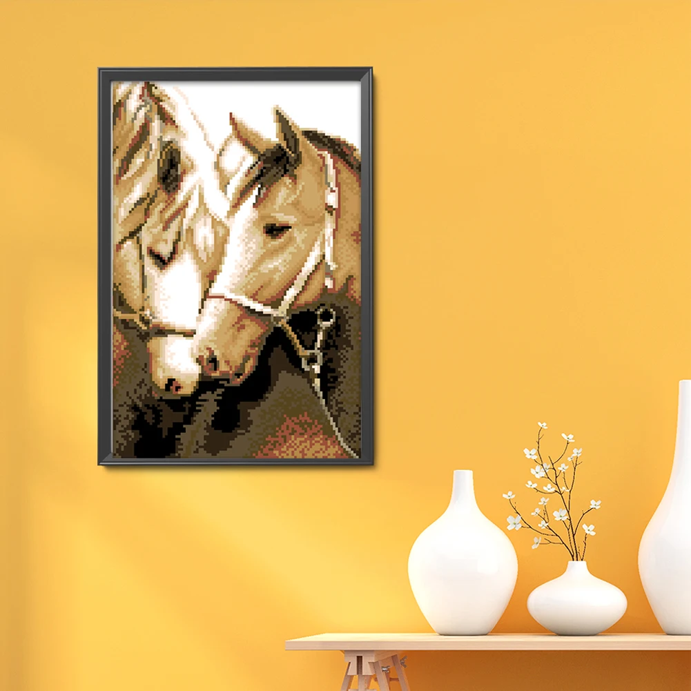 Partial Embroidery Bead 28x41cm Horse 9CT DIY Cross Stitch Kit for Bedroom Home
Partial Embroidery Bead 28x41cm Horse 9CT DIY Cross Stitch Kit for Bedroom Home