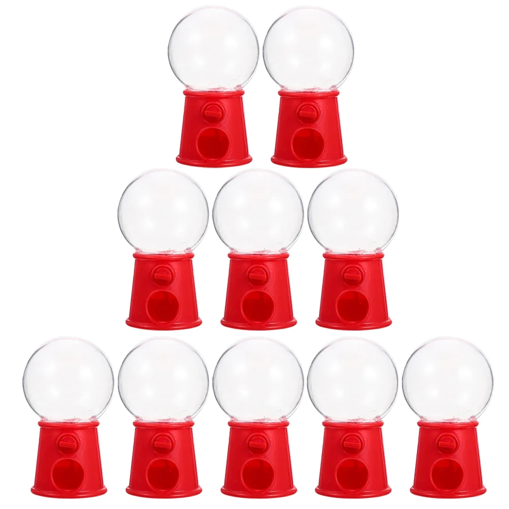10pcs Candy Machine Bright Red Kids Vending Toy Gumball Machines for Children Sweet Dispenser Plastic Mini Grabbing Machine
10pcs Candy Machine Bright Red Kids Vending Toy Gumball Machines for Children Sweet Dispenser Plastic Mini Grabbing Machine