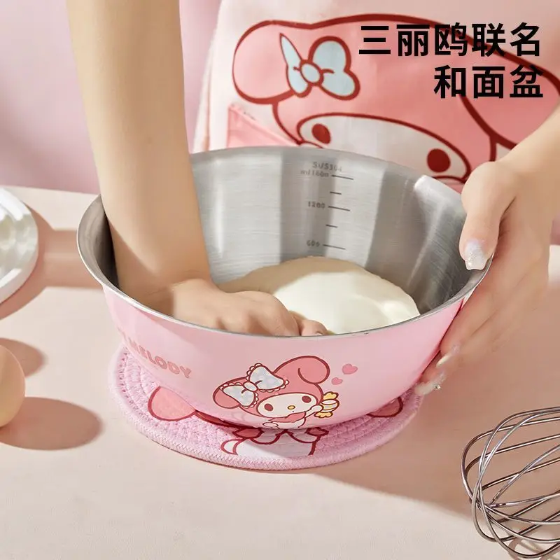 My Melody Anime Kawaii Sanrio Ins Fashion Stainless Steel Washing Basin Cute Cartoon Draining Basket Bowl Gifts for Girls
My Melody Anime Kawaii Sanrio Ins Fashion Stainless Steel Washing Basin Cute Cartoon Draining Basket Bowl Gifts for Girls