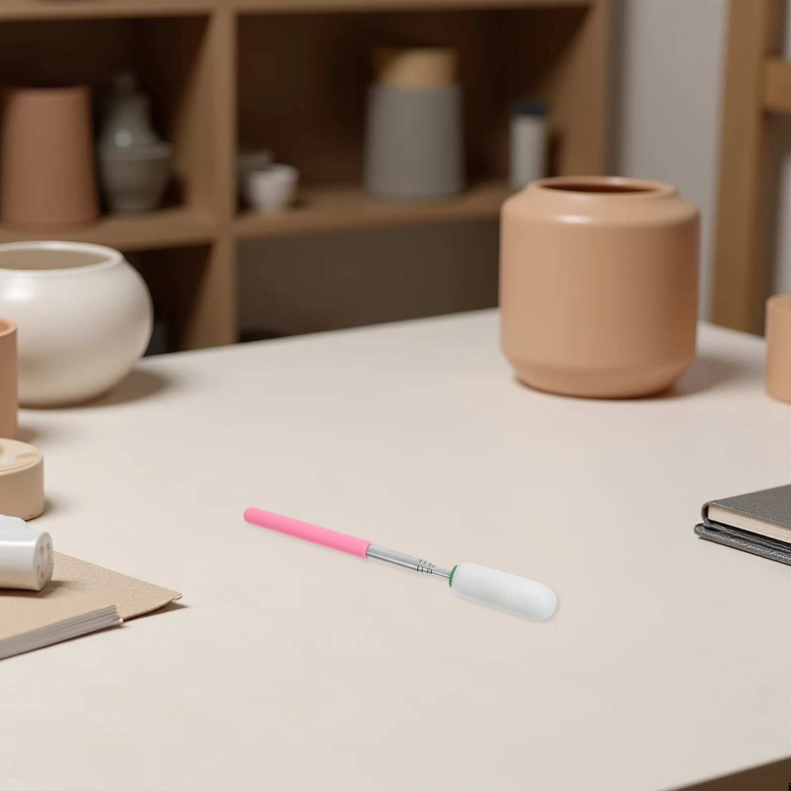 Telescoping Sponge Stick Pottery 23 Inch Stainless Steel Handle Ceramic Shaping Tool Precise Water Removal Wheel Throwing
Telescoping Sponge Stick Pottery 23 Inch Stainless Steel Handle Ceramic Shaping Tool Precise Water Removal Wheel Throwing