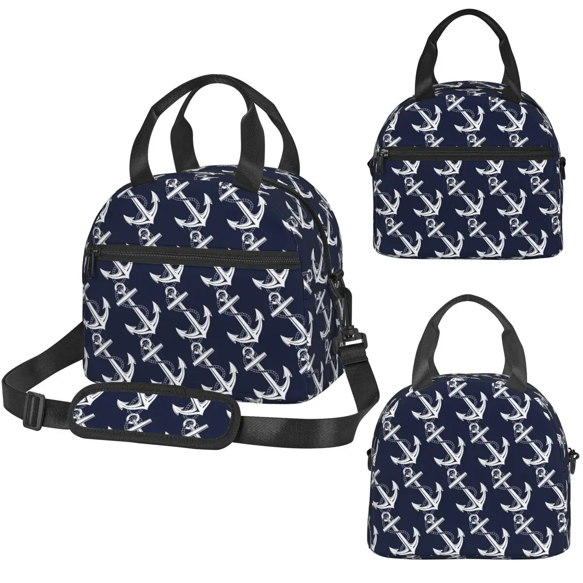 Anchor Nautical White & Navy Insulated Lunch Bag for Women Office Cooler Thermal Box Tote Leakproof Lunch Boxes
Anchor Nautical White & Navy Insulated Lunch Bag for Women Office Cooler Thermal Box Tote Leakproof Lunch Boxes