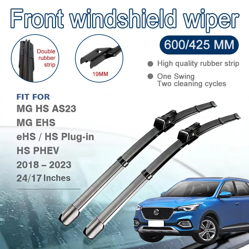For MG HS Plug MGHS AS23 EHS PHEV 2018-2023 Front Windscreen Wiper Blades - 24"+17" Windshield Replacement Car Window Parts
For MG HS Plug MGHS AS23 EHS PHEV 2018-2023 Front Windscreen Wiper Blades - 24"+17" Windshield Replacement Car Window Parts