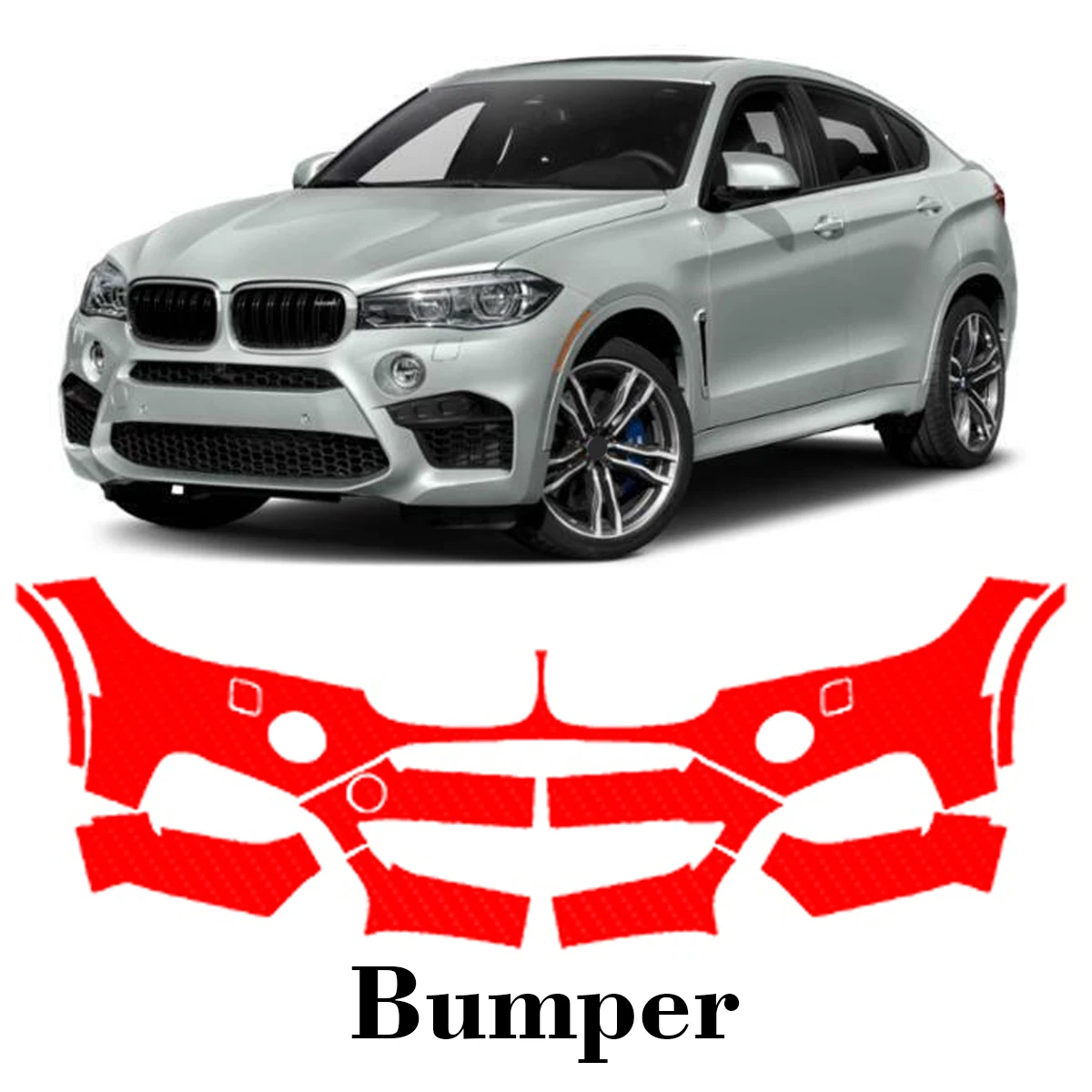 Car Precut Paint Protection Film Front Bumper Anti-scratch Exterior TPU PPF For BMW X6 M-Sport 2015-2019
Car Precut Paint Protection Film Front Bumper Anti-scratch Exterior TPU PPF For BMW X6 M-Sport 2015-2019
