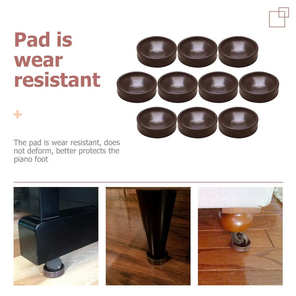 10 Pcs Piano Non-slip Mat Anti Furniture Pads Feet Protector Pianos Surfaceprotector
10 Pcs Piano Non-slip Mat Anti Furniture Pads Feet Protector Pianos Surfaceprotector